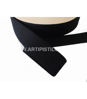 Bies Perfilado De Antelina 3 Cms. Negro 1 Metro De Largo X 3 Cms. De Ancho - colores para