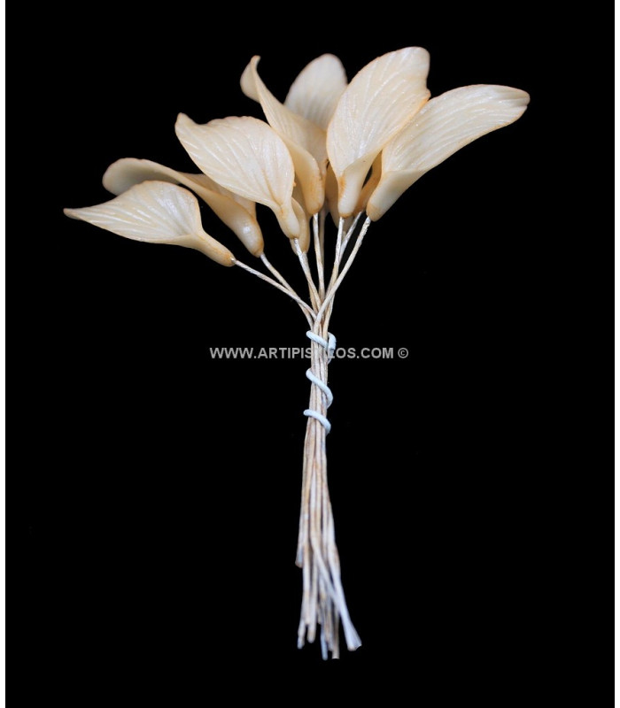 HOJA TORCIDA DE PORCELANA FRÍA