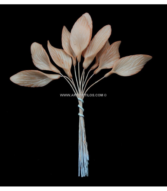 HOJA TORCIDA DE PORCELANA FRÍA