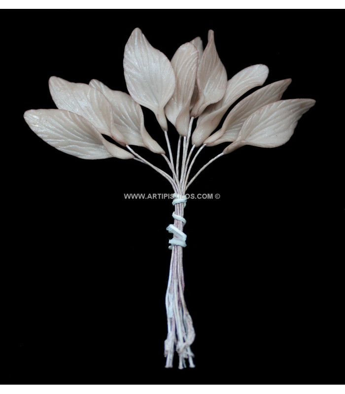 HOJA TORCIDA DE PORCELANA FRÍA