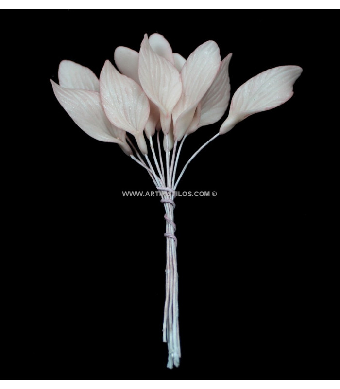 HOJA TORCIDA DE PORCELANA FRÍA