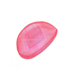 Base Sinamay Lágrima Fuxia 8 X 16 Cms. - tocados para
