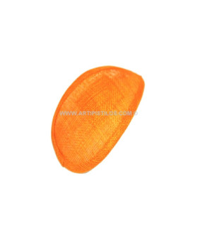 Base Sinamay Lágrima Naranja 8 X 16 Cms. - tocados para