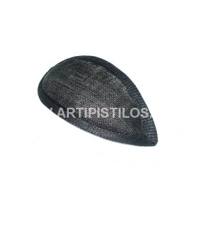 Base Sinamay Lágrima Negro 8 X 16 Cms. - tocados para