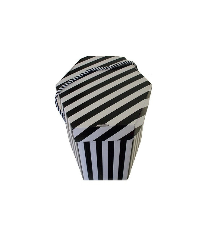 HATBOX STRIPES 30 X 21 cm
