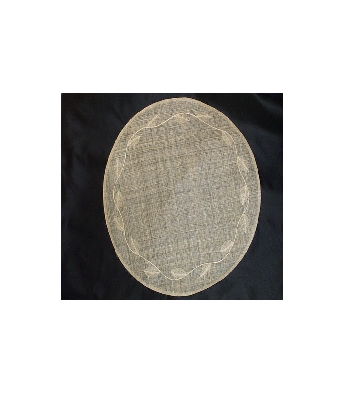 SINAMAY HAT SHAPE BRIM 60 CMS.