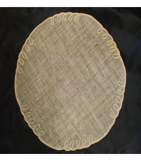 SINAMAY HAT SHAPE BRIM 60 CMS.