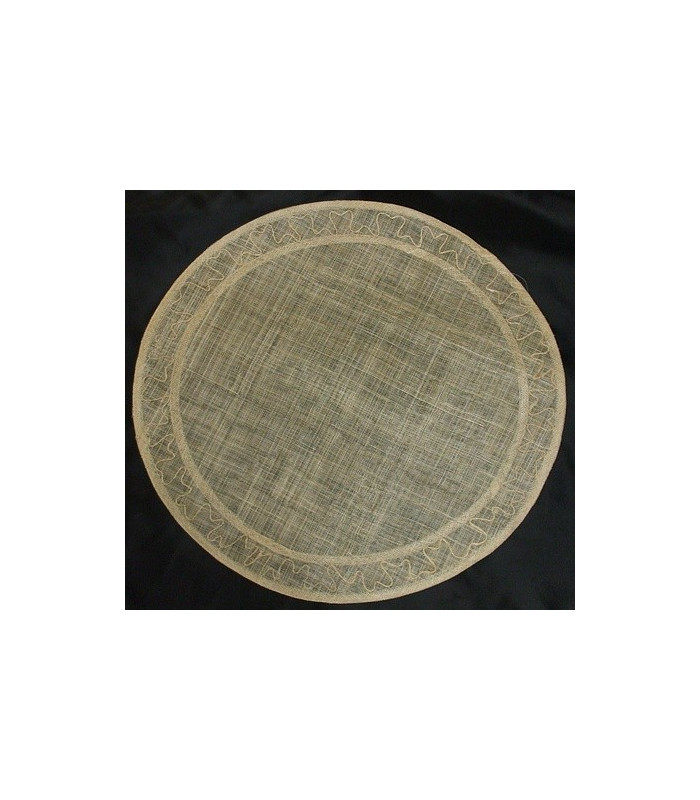 SINAMAY HAT SHAPE BRIM 60 CMS.