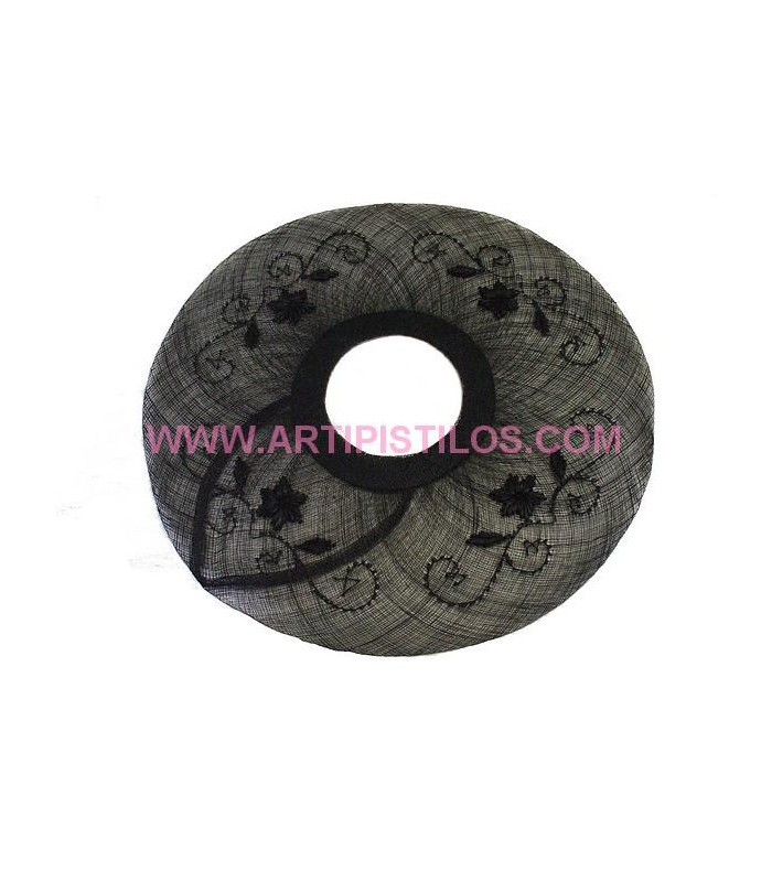 SINAMAY HAT SHAPE BRIM