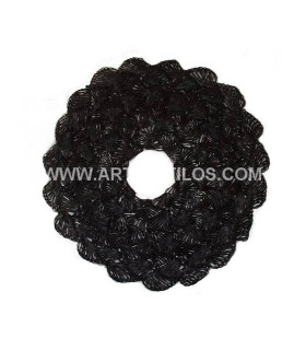 Ala Pamela Crochet 45 Cms. Negro 45 Cms. De Diametro - color