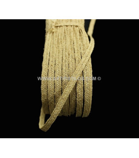 Cinta Trenzada De Sinamay 6 Mm Natural 1 Mt. X 6 Mm. - algodón