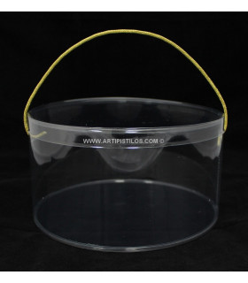 CYLINDRICAL BOX 20 X 10 WITH LACE PVC HIGH RESISTANCE