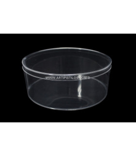 Bote Cilíndrico 20 X 5,5 Cms Pvc Alta Resistencia Transparente 20 X 5,5 Cms - tocados para