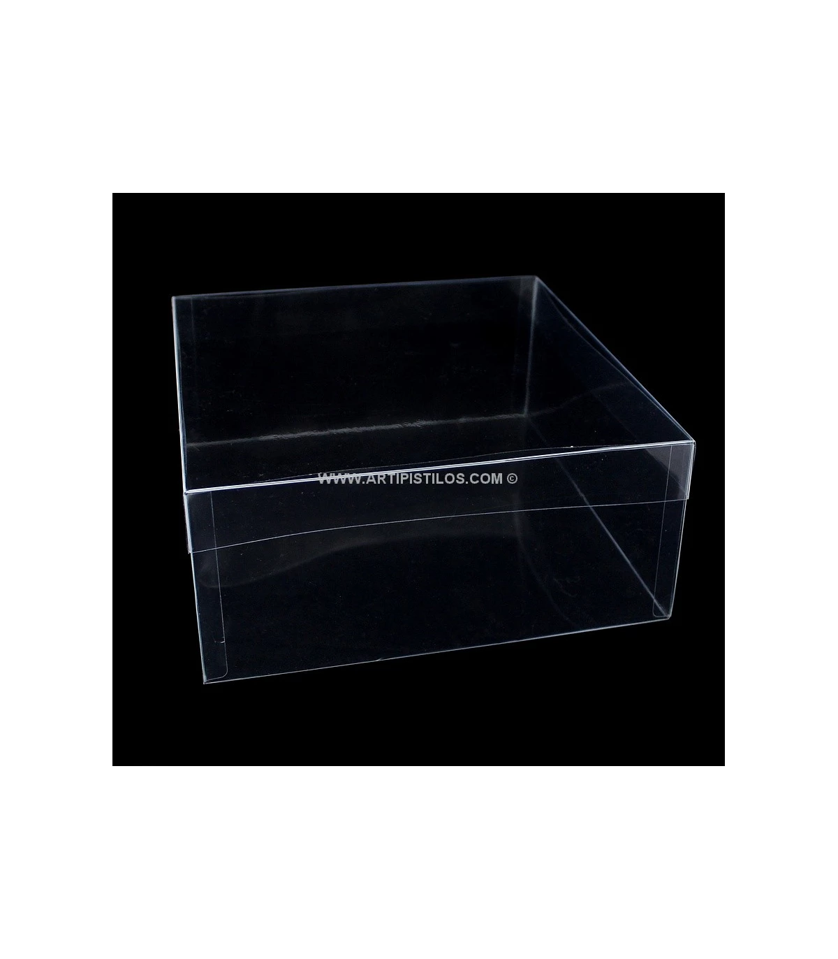 Caja transparente con tapa - 60*60*30mm - Pralibon