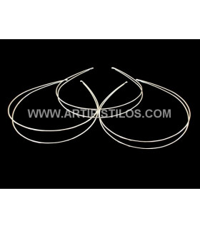 DOUBLE METALLIC HEADBAND