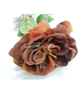 ROSA DE TELA 14 X 6 CMS.