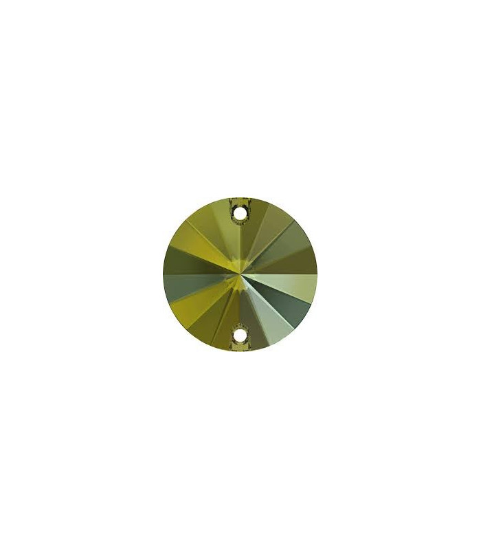 CRISTAL SWAROVSKI IRIDISC. GREEN FOILED