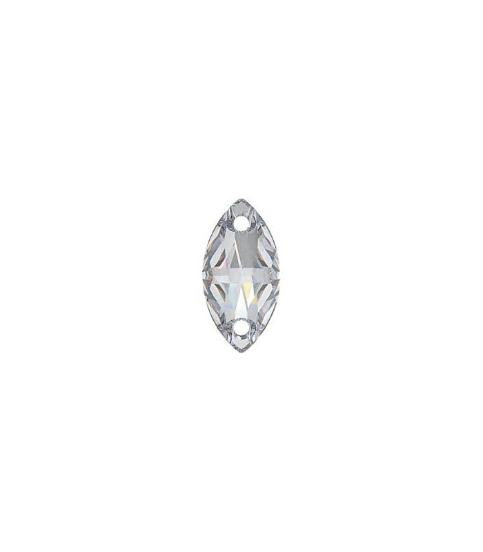 SEW-ON SWAROVSKI CRYSTAL 12 X 6 MM.