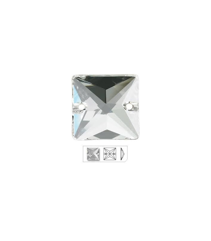 SEW-ON SWAROVSKI CRYSTAL 16 MM. CRYSTAL