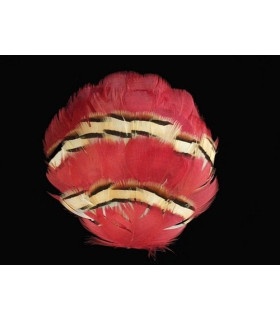 Base De Plumas Granate 12 Cms. De Alto X 10 Cms. De Ancho - tela