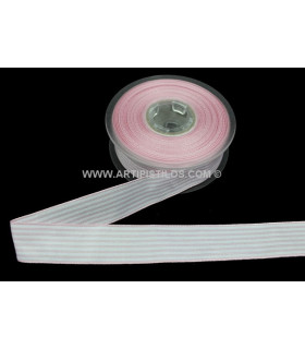 Cinta Fantasia "rayas" 48 Mm. Rosa Claro 1 Mt. X 48 Mm.