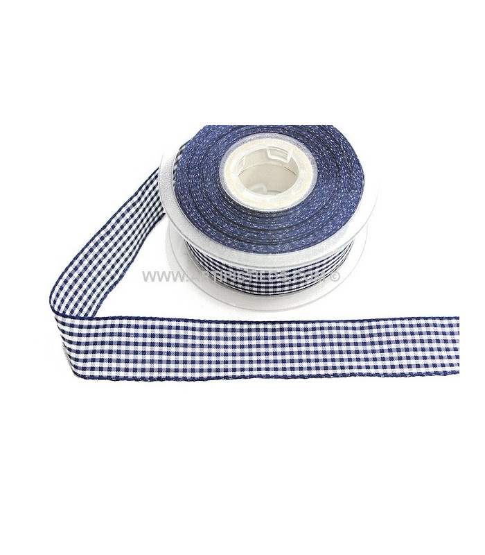 FITA VICHY "CUADROS" 25 MM.