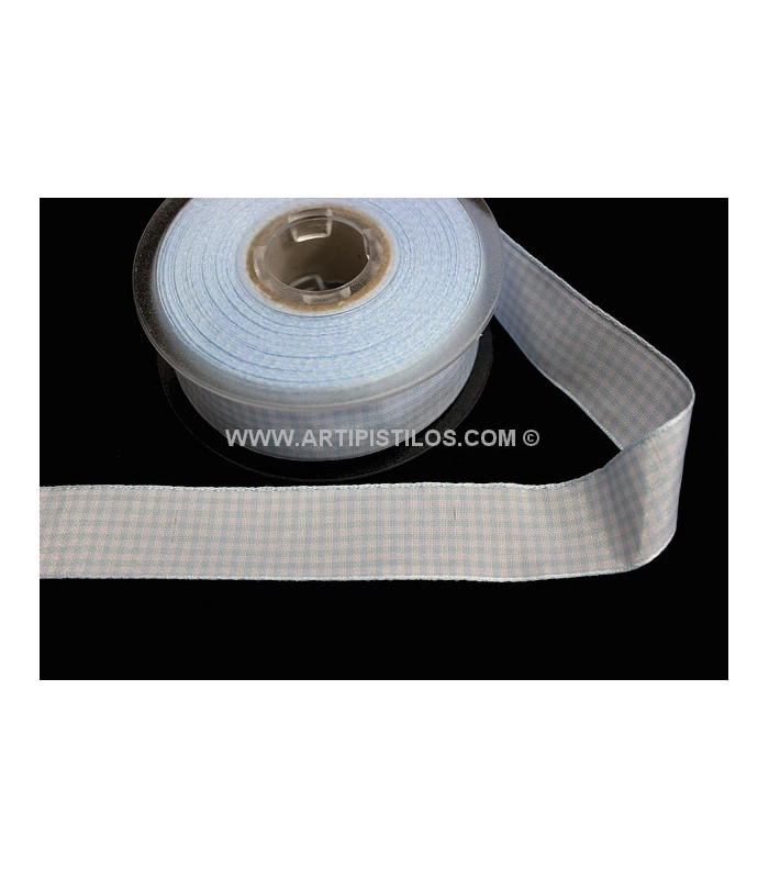 FITA VICHY "CUADROS" 25 MM.