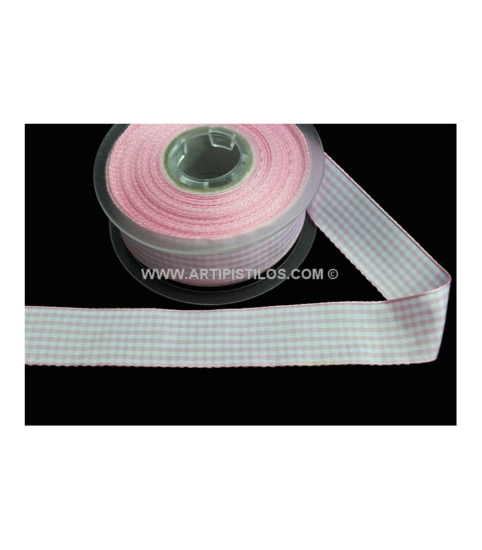 FITA VICHY "CUADROS" 25 MM.