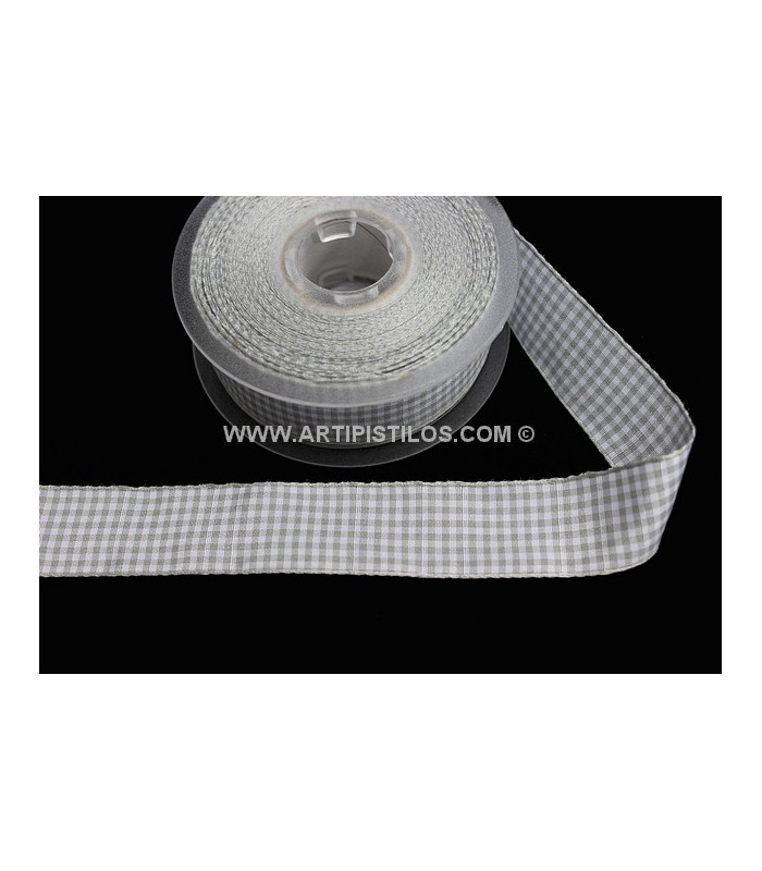 VICHY RIBBON "CUADROS" 25 MM.