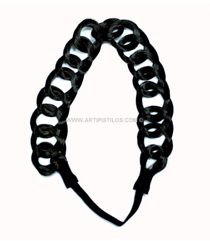 HAIR ARTIFICIAL CHAIN WITH ELASTIC RIBBON