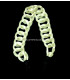 HAIR ARTIFICIAL CHAIN WITH ELASTIC RIBBON