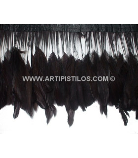 STRIPPED ROOSTER FEATHERS 10 CMS.