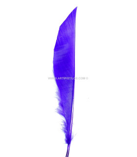 PLUMA DE PATO RECORTADA 12 X 2 CMS.